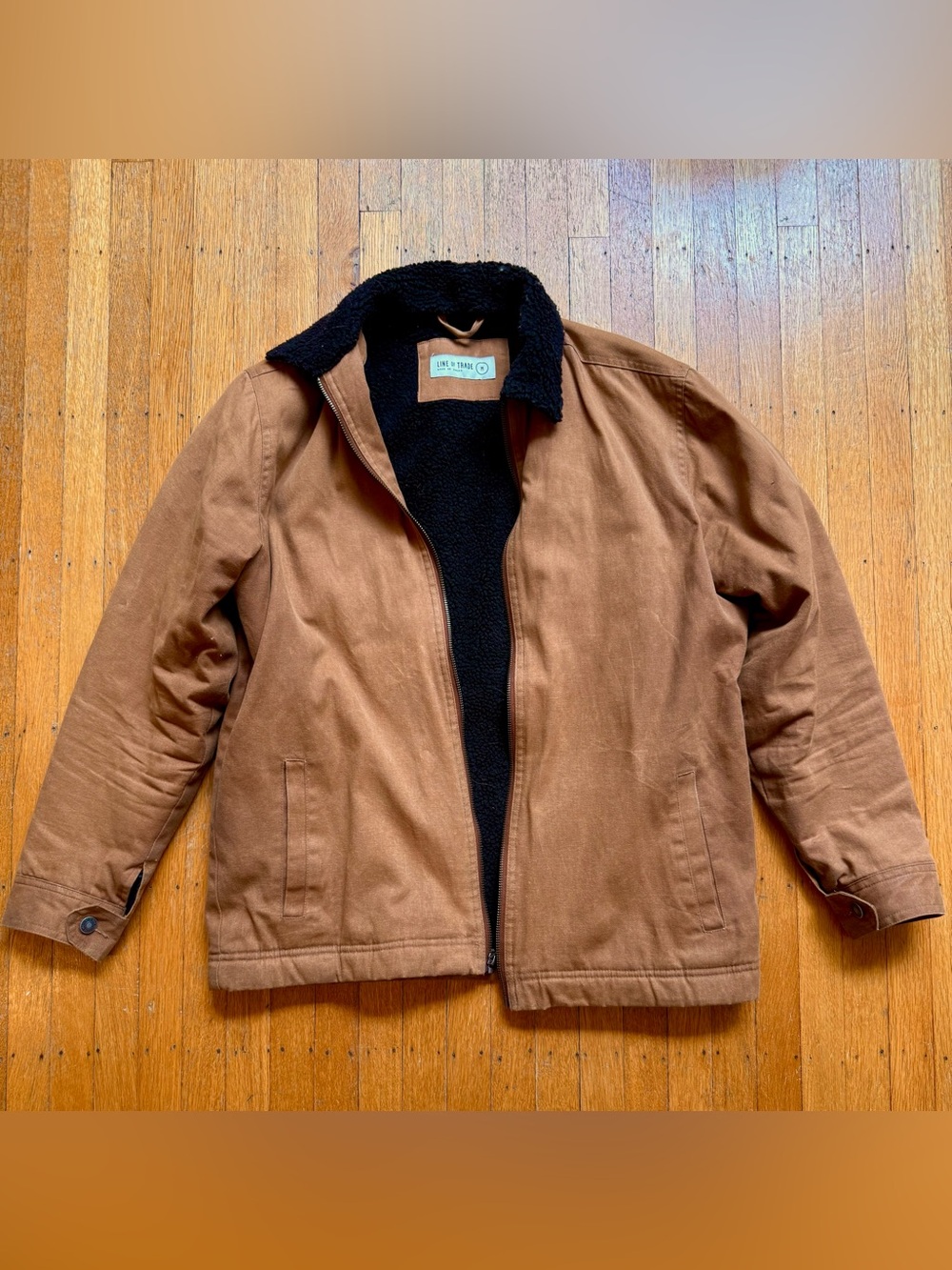 Line of Trade Fleece-Lined Canvas Jacket